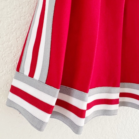 Varsity Spirit Red Cheer Skirt Made in USA – Pleated Athletic Mini S - Picture 2 of 5